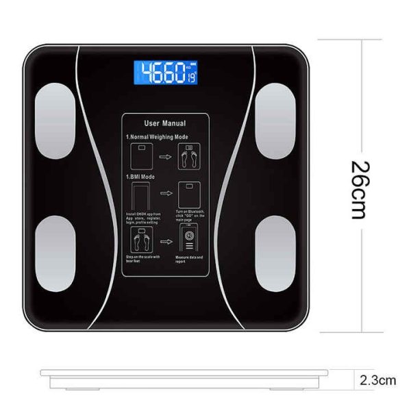 Bluetooth Weight Scale Body Report Analysis and LCD Display, OKOK Mobile Apps. - Image 6