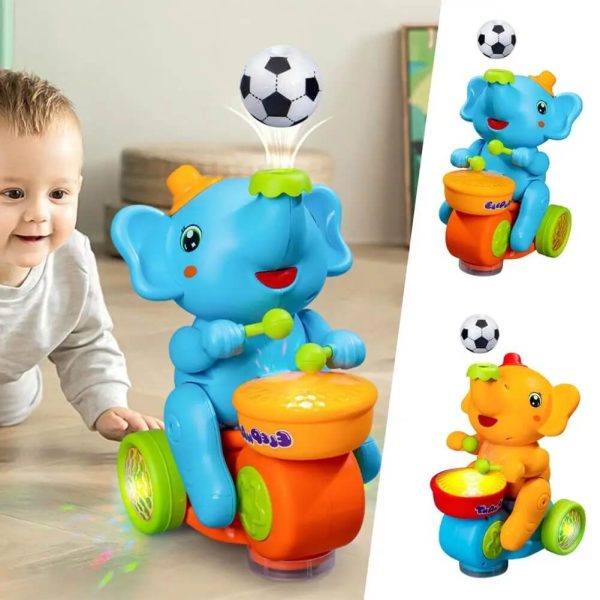 Music and cute cars with drumming toy Elephant. - Image 4