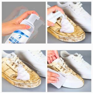 👉 আপনার সাদা জুতো কি বারবার ময়লা হয়ে যায়? White Shoe Cleaner Foam এখন থেকে খুব সহজে করে দেবে আপনার জুতাকে একেবারে নতুনের মতো পরিষ্কার ও উজ্জ্বল। ✅ দ্রুত দাগ, কাদা ও ধুলো পরিষ্কার করে ✅ সাদা জুতোকে আগের মতো ঝকঝকে রাখে ✅ স্কুল শু, স্নিকার্স, ক্যানভাস ও লেদার জুতার জন্য উপযুক্ত ✅ ব্যবহার করা খুব সহজ – শুধু স্প্রে করুন আর মুছে নিন ✅ সাথে থাকে ফ্রেশ সুগন্ধ