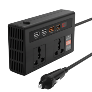 🔌 200W High Power Car Inverter – Smart Charging Solution
