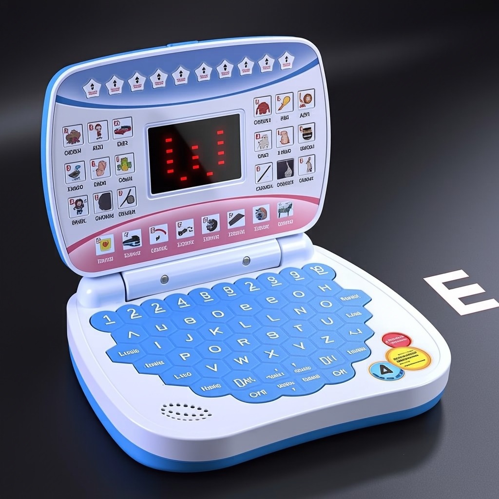 Educational Kids Learning Laptop | বাংলা ও ইংরেজি শেখার ইন্টারঅ্যাকটিভ টয় ল্যাপটপ - Image 4